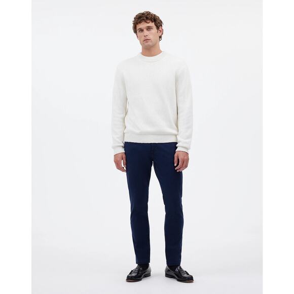 NWT Madewell The Athletic Allday Slim Pant In Navy Size 34x32 - Picture 1 of 9